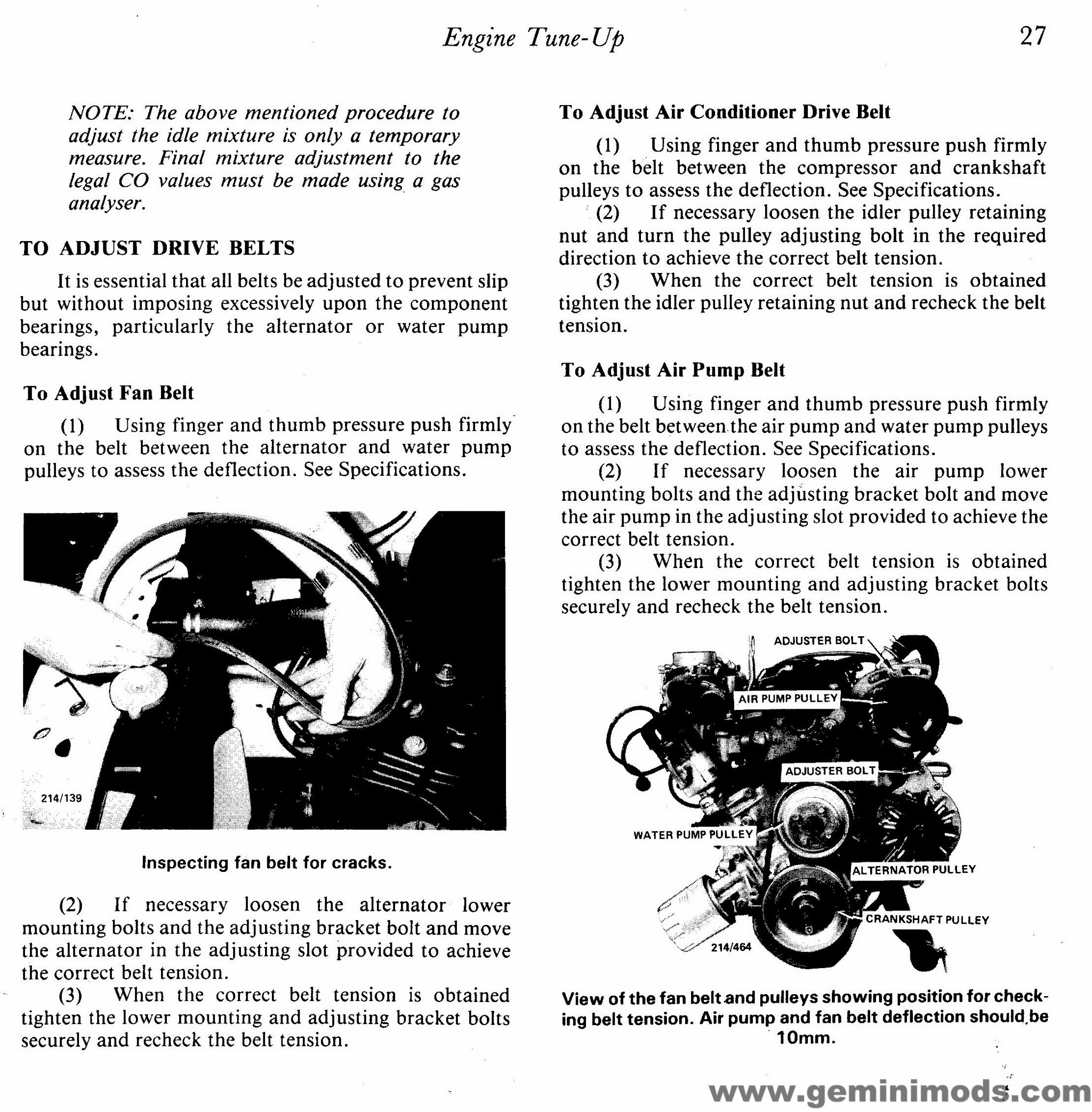 Engine  Body Troubleshooting  U0026 Specifications